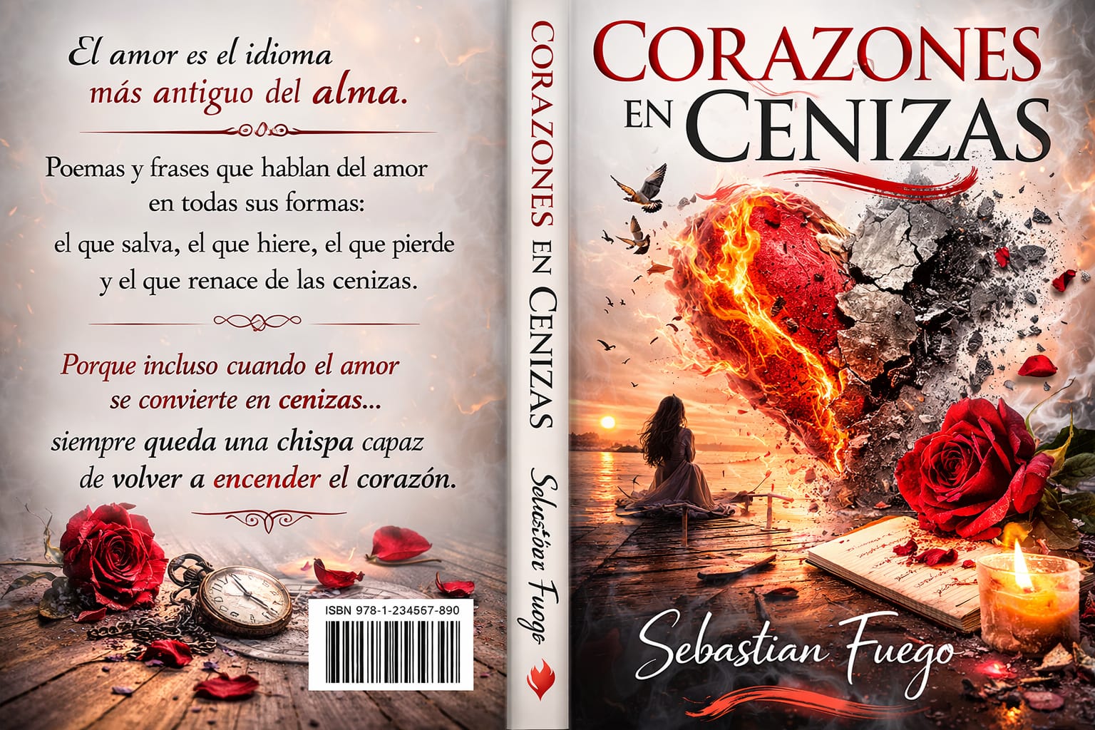 Corazones en Cenizas - Próximo libro de Sebastián Fuego